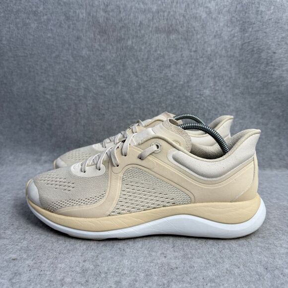 Lululemon Shoes Womens Size 8 Chargefeel Workout Low Tan Sand Athletic Sneakers - Picture 1 of 10